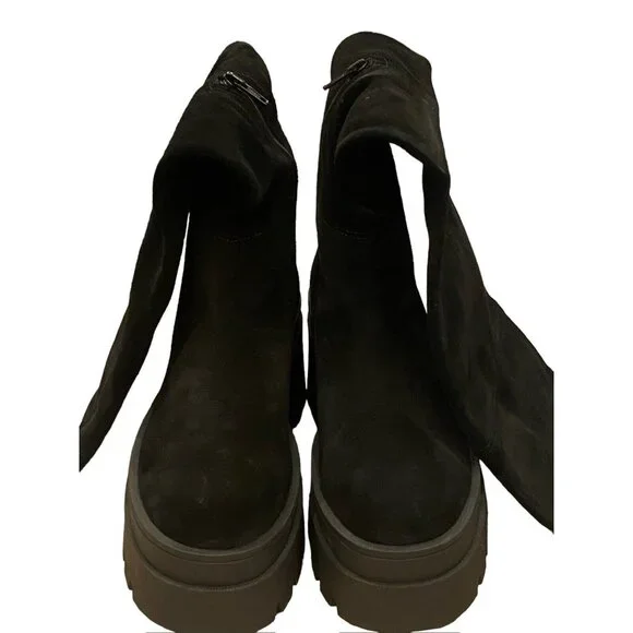 FREE PEOPLE London Calling Wedge Over-the-Knee Boots Size 7 ( 37.5 EU ) - Picture 5 of 7